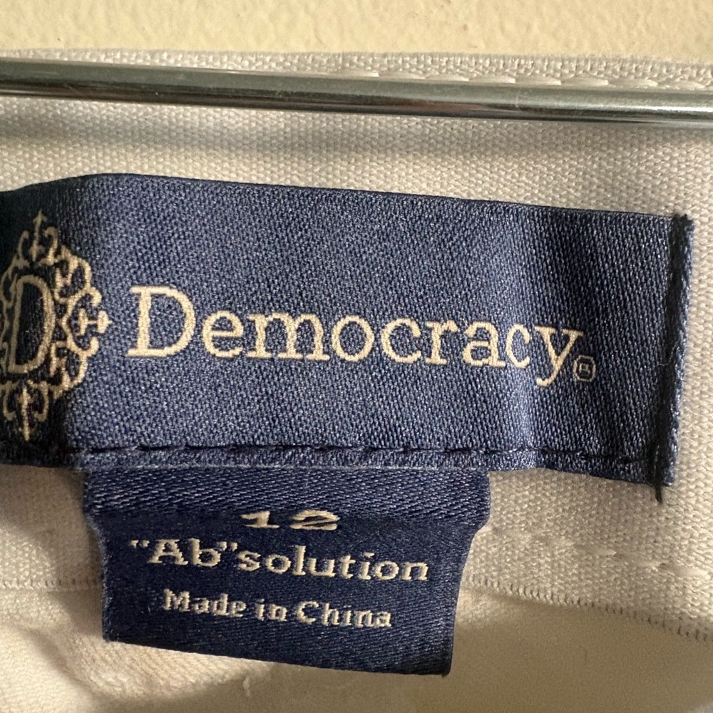 Democracy "Ab"Solution Itty Bitty Boot White Jean… - image 7